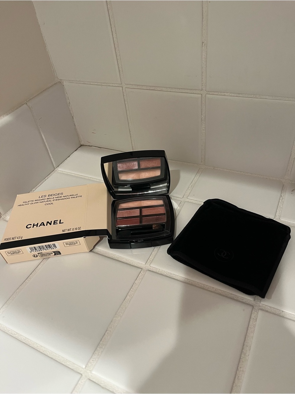 CHANEL les beiges healthy glow natural eyeshadow palette cool - Picture 2 of 4